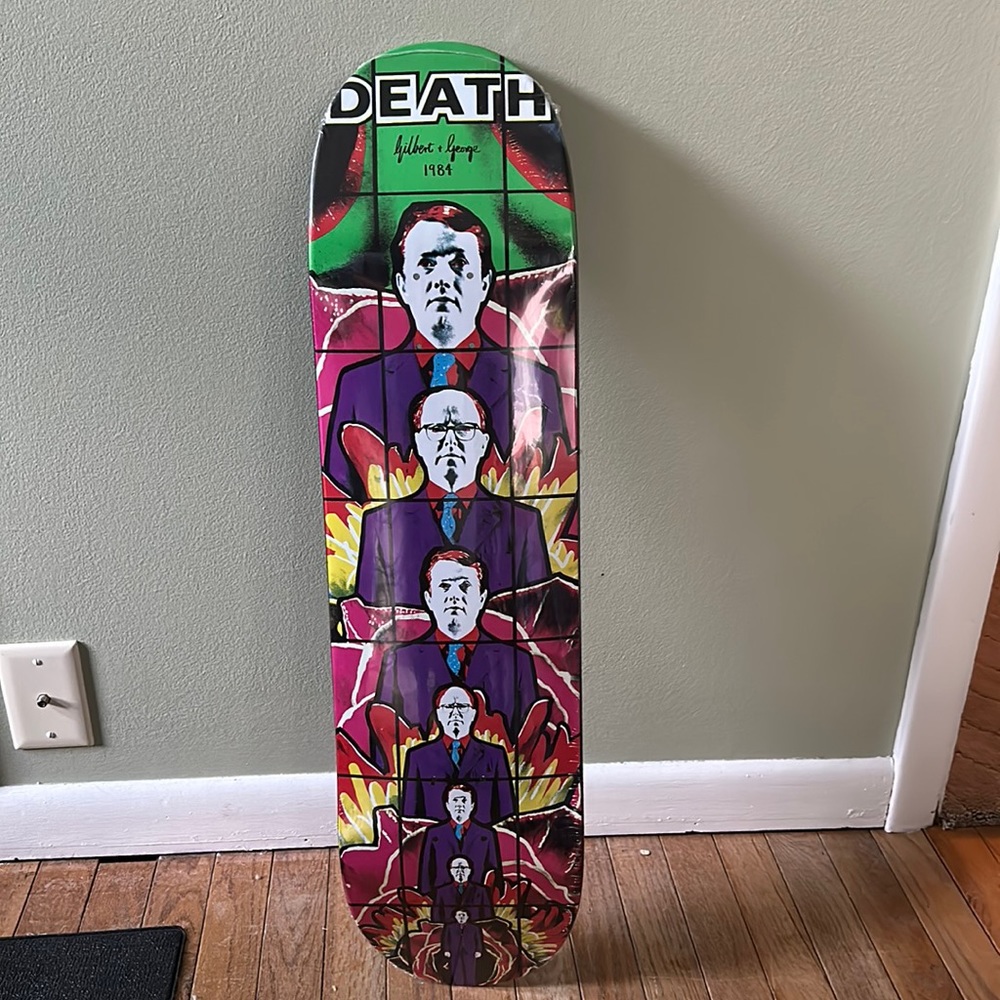 Supreme Gilbert and George skateboard